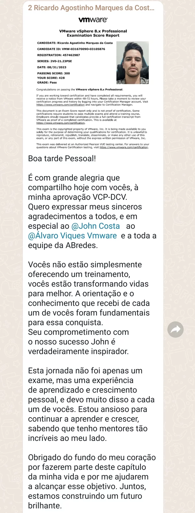 109 RICARDO AGOSTINHO VCP